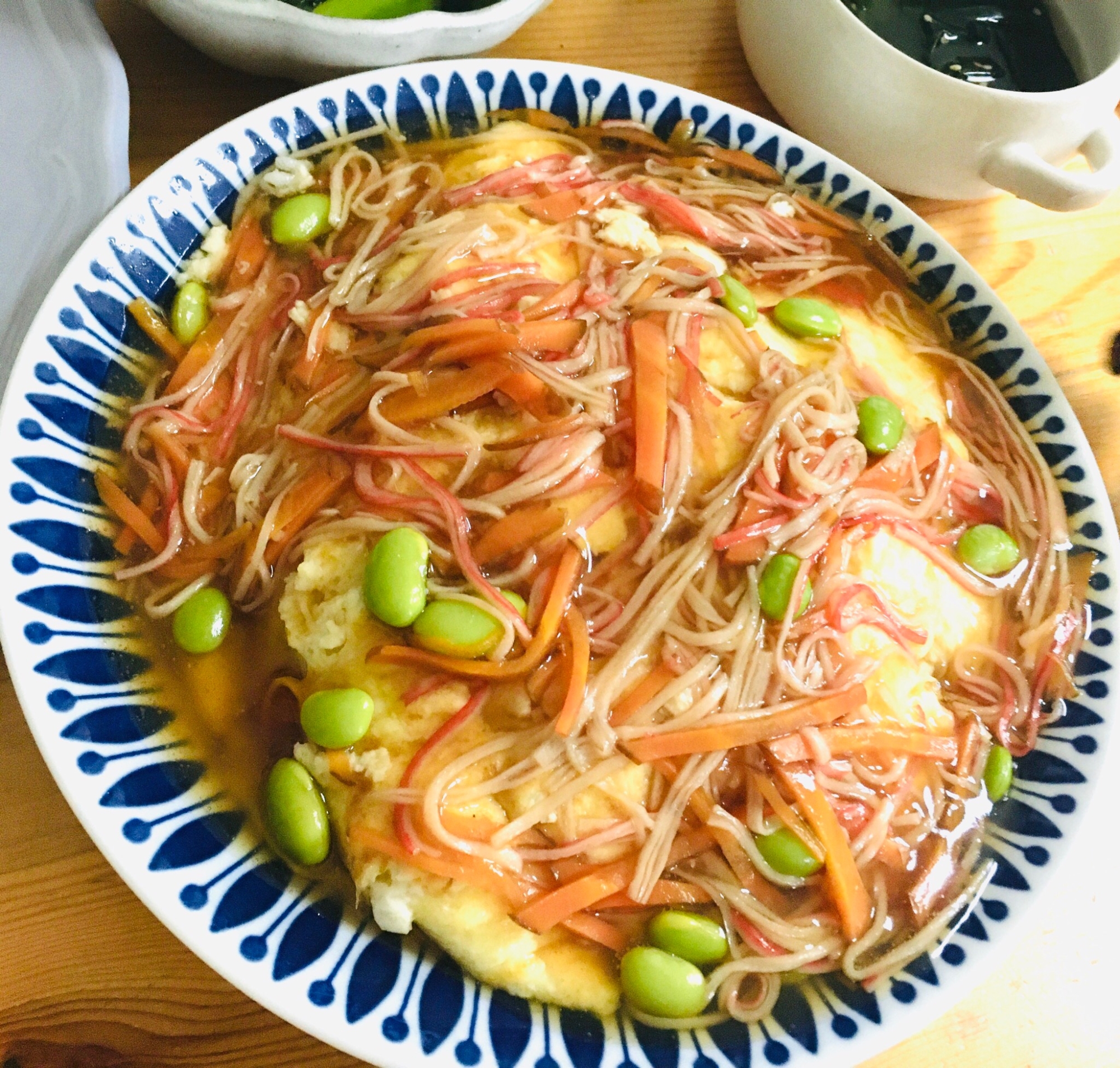 お豆腐でふわふわボリューム天津飯