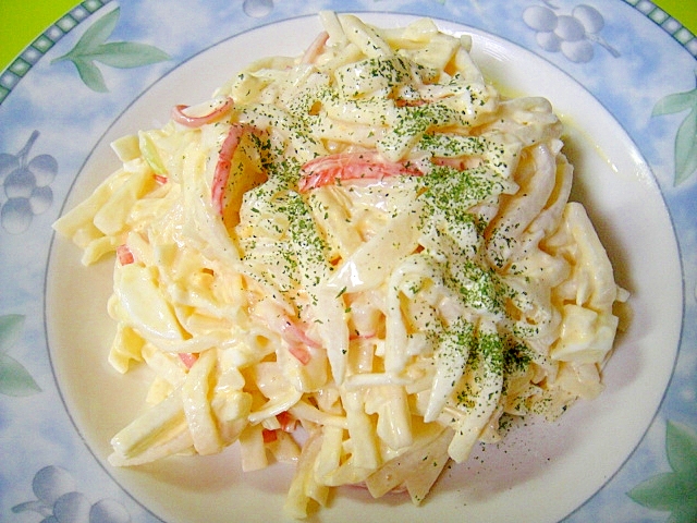 大根とかにかまのタルタルサラダ