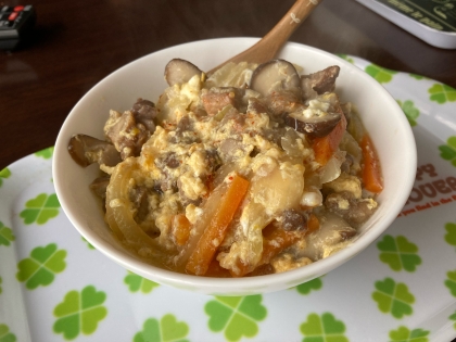 冷凍焼鳥ﾃﾞ親子丼