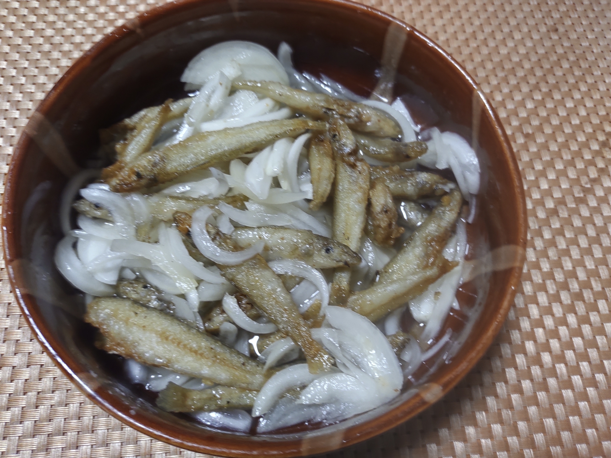 小キスの甘酢漬け