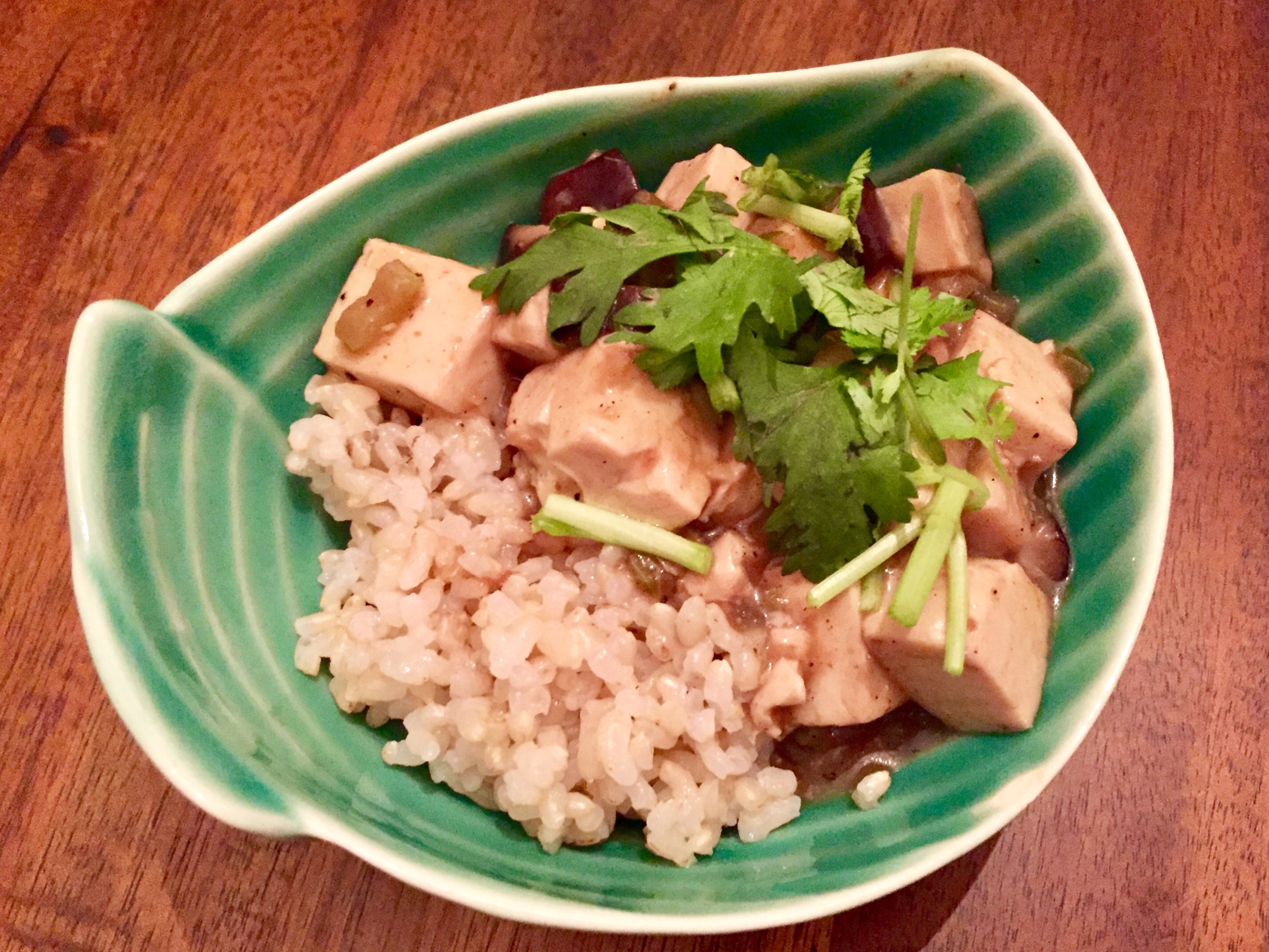 ヴィーガン☆しいたけの麻婆豆腐