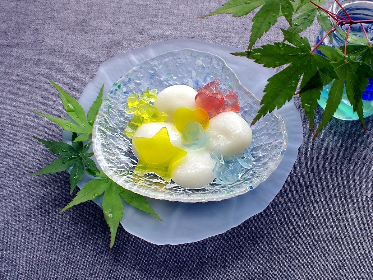 七夕はかき氷シロップで簡単に作れる｢きらきら天の川ゼリー｣を親子で