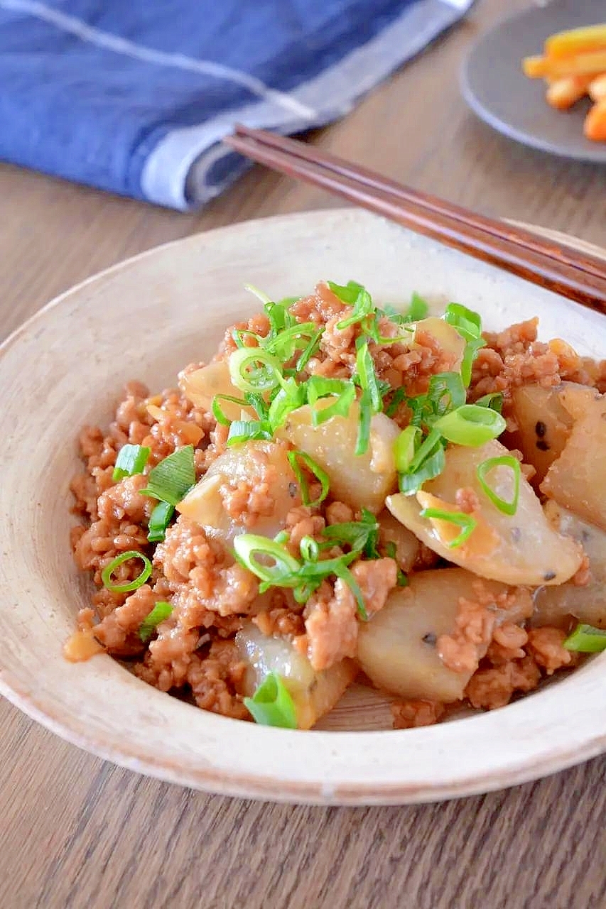 こんにゃくの肉味噌炒め
