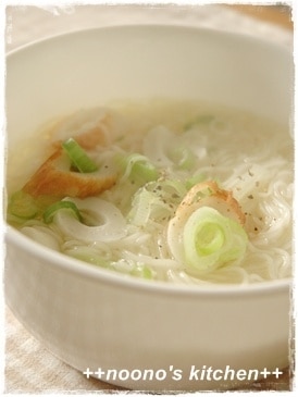 ♡♡ にゅうめんページ♡♡ おなかに優しい✿ウェイパーにゅうめん レシピ・作り方 by noono