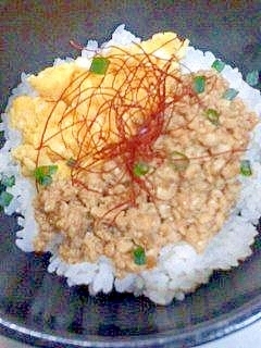 豆腐そぼろ丼