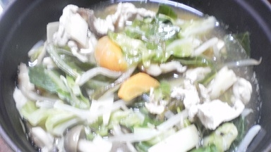 野菜と豚肉のスープ煮