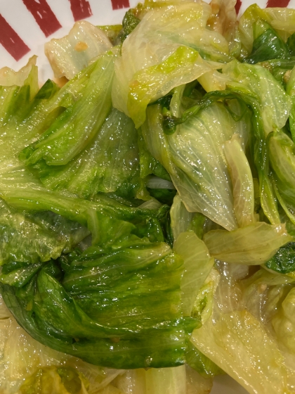 楽々♪クセになる簡単レタス炒め