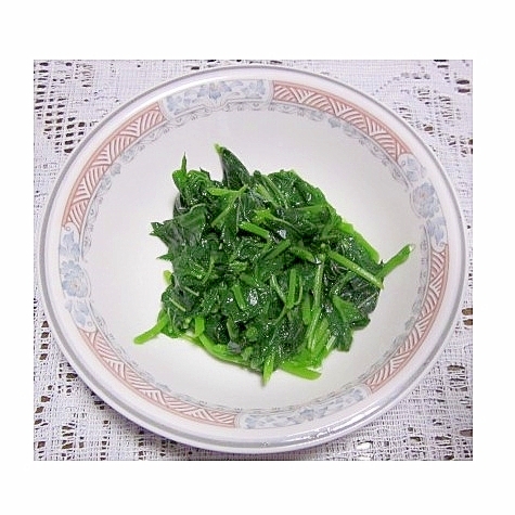 ほうれん草のソテー（ココナッツオイル）