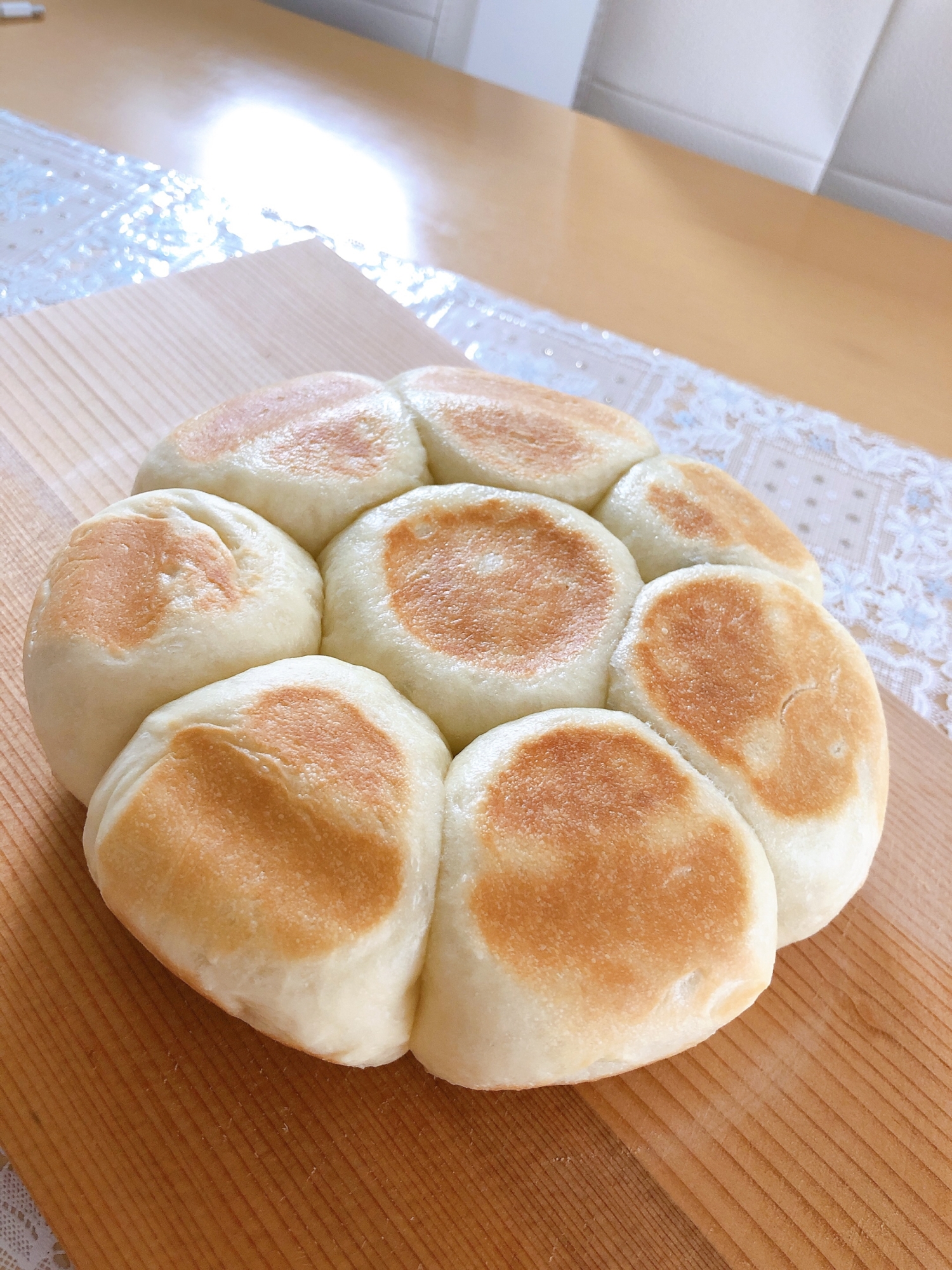 炊飯器　簡単あんこ入り牛乳パン