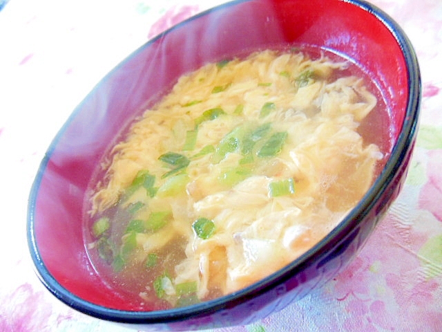 干し貝柱スープde❤シンプルかき玉汁❤