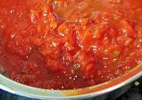 家で超簡単トマト風煮込みソース