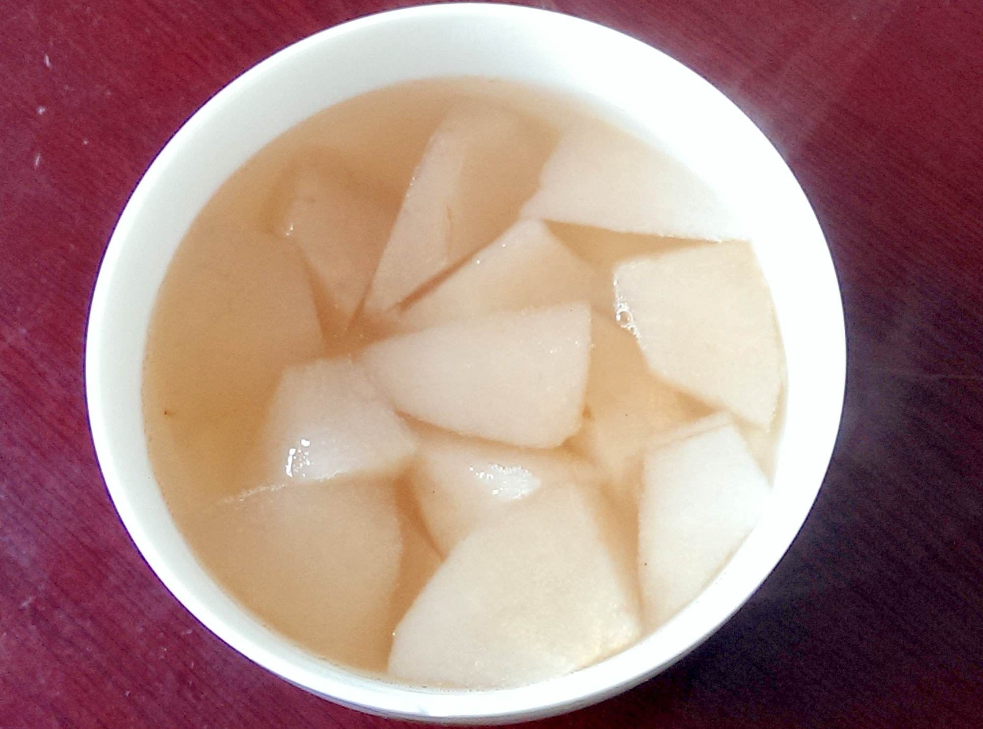 中華風梨の甘いスープ（冰糖雪梨）