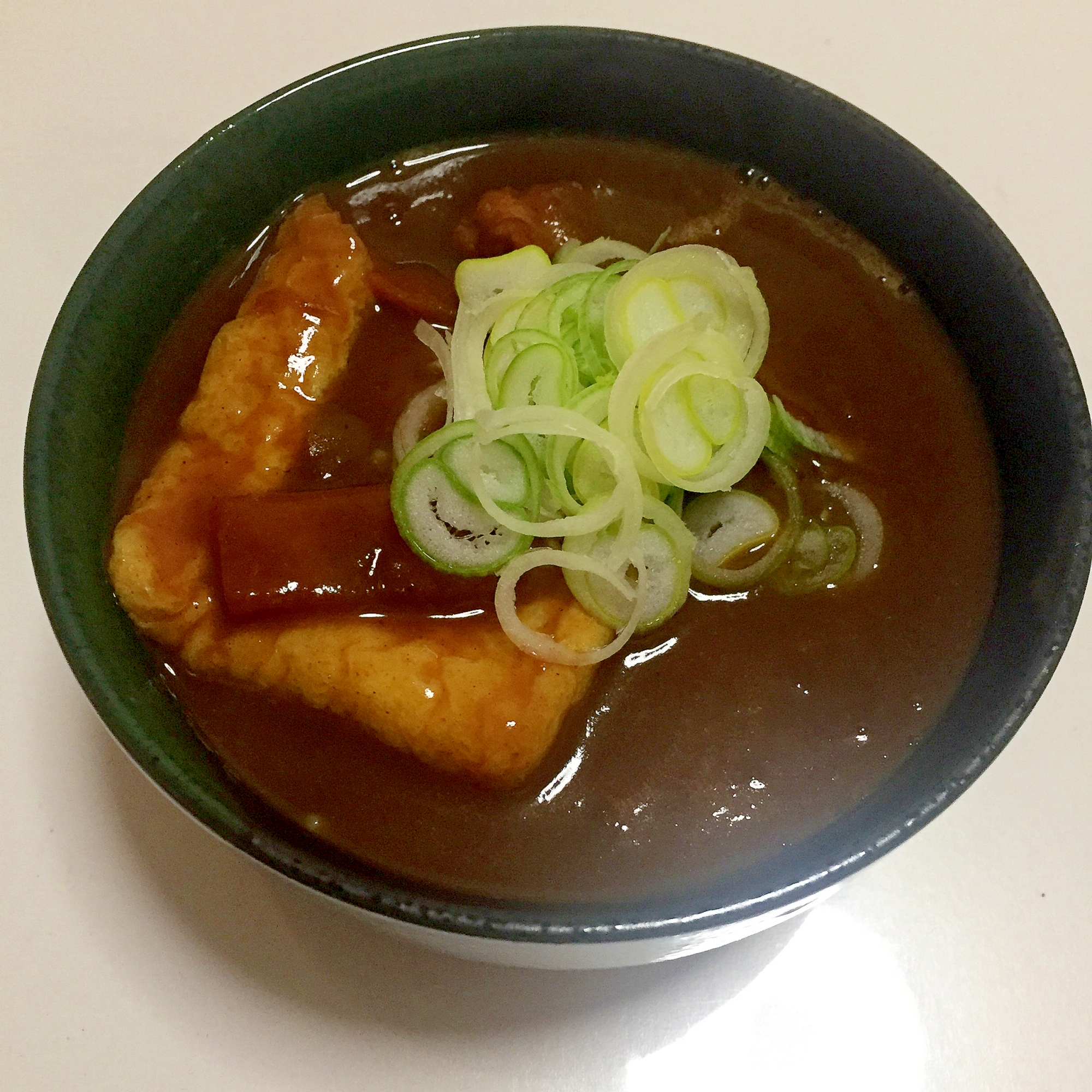 白石温麺で きつねカレー温麺 ♪