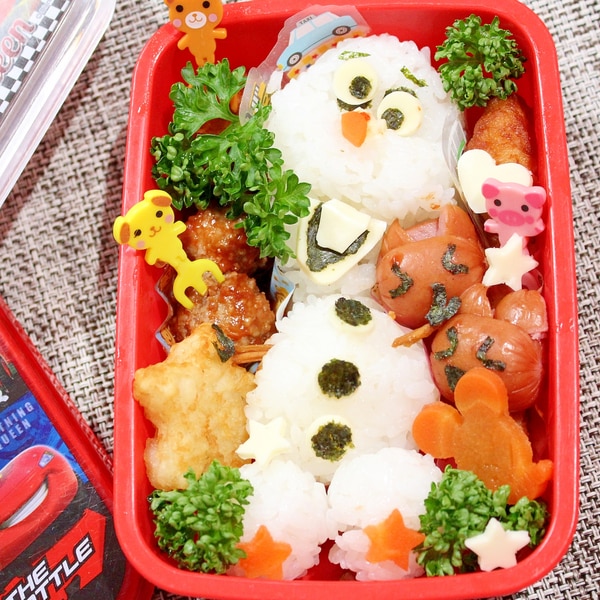 3dキャラ弁 アナと雪の女王のオラフ デコおにぎり レシピ 作り方 By ラムちゃん1224 楽天レシピ 3dキャラ弁 アナと雪の女王のオラフ デコおにぎり レシピ 作り方 By ラムちゃん1224 楽天レシピ