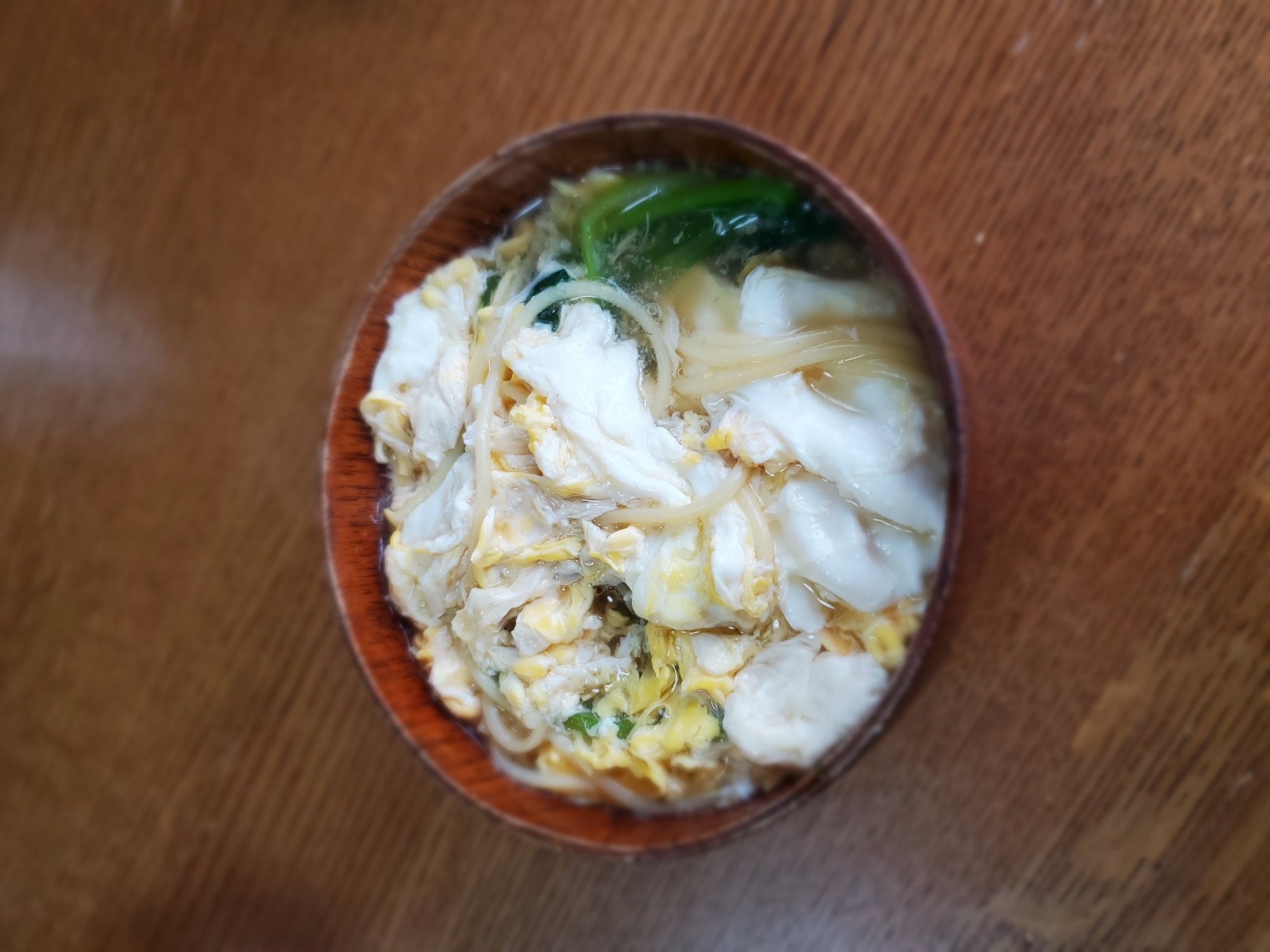 卵とじ小松菜ラーメン