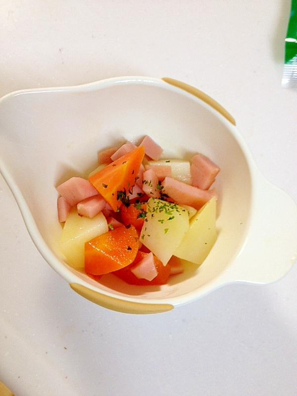 ホクホク野菜と魚肉ソーセージの炒め物☆離乳食