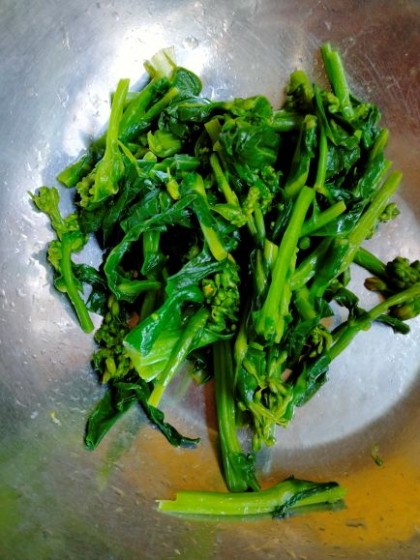 菜の花のからし和え