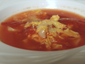 百合根のトマトスープ