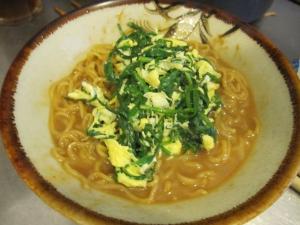 ちょっとひと手間、ニラ玉ラーメン