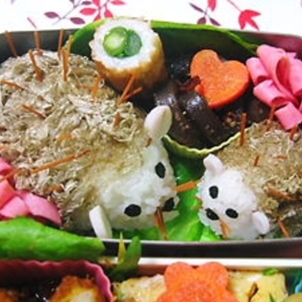 キャラ弁 ハリネズミ レシピ 作り方 By いちご 楽天レシピ キャラ弁 ハリネズミ レシピ 作り方 By いちご 楽天レシピ