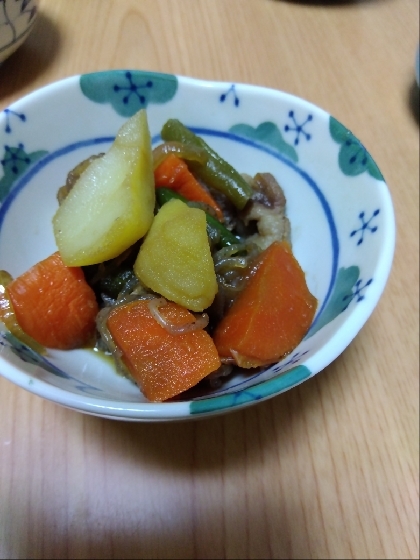 レンジで簡単！我が家の肉じゃが