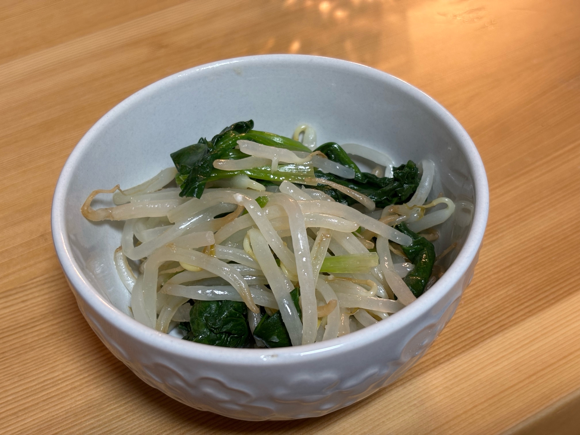 〜ほうれん草ともやしの簡単ナムル〜
