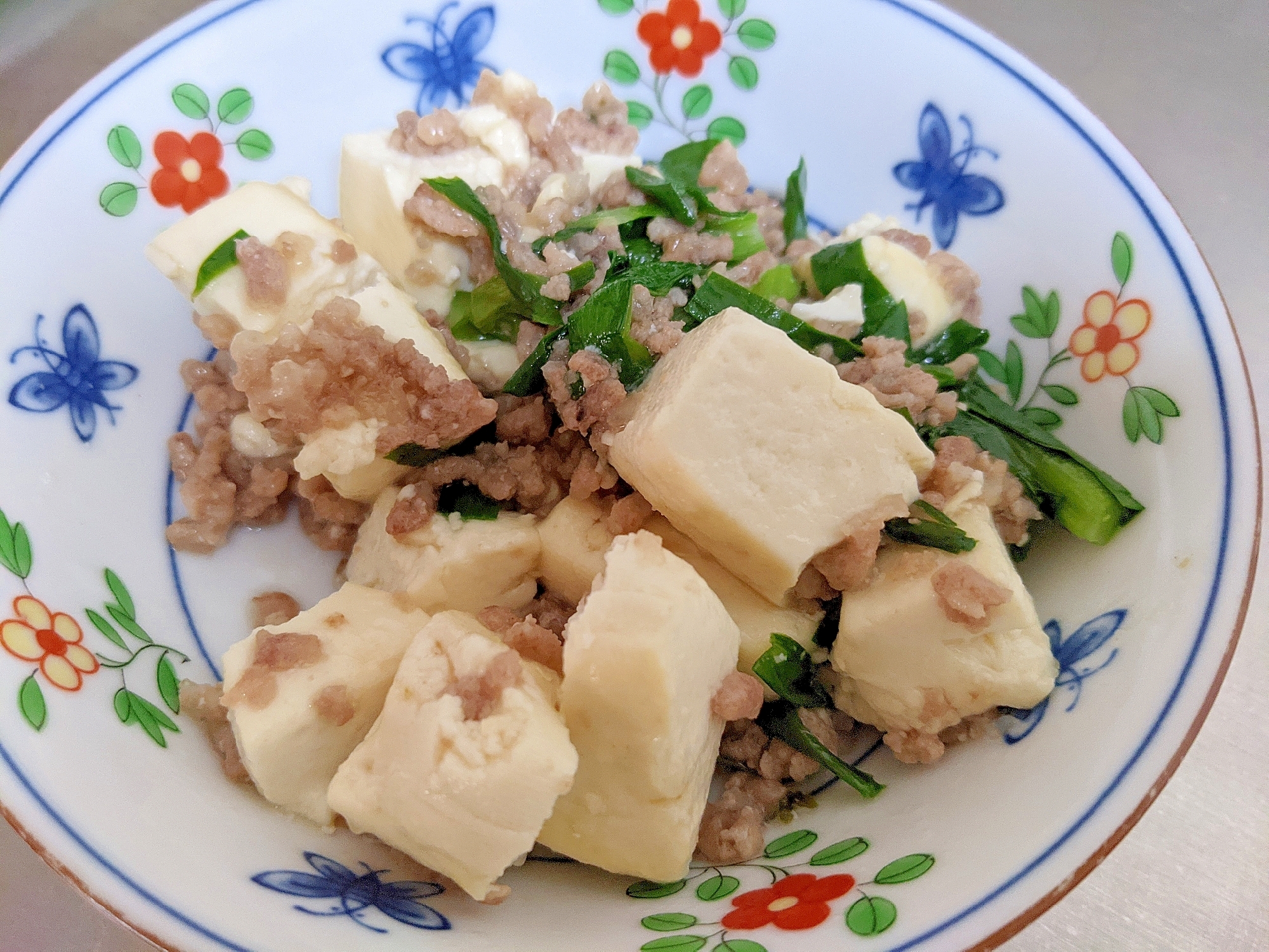 豆腐ニラ炒め