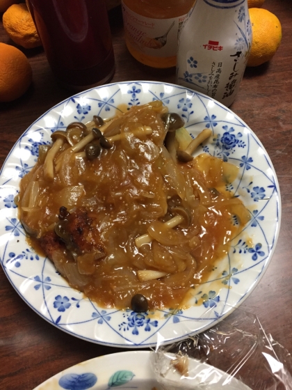 揚げ白身魚の甘酢あんかけ♪