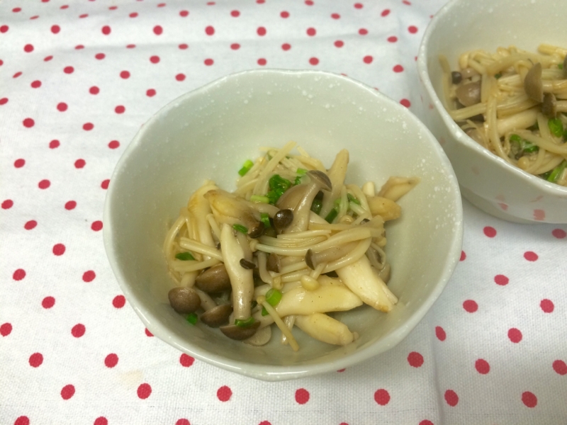 パパッとおかず！きのこバター