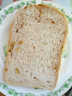 白神こだまドライ酵母で♪胡桃たっぷり食パン