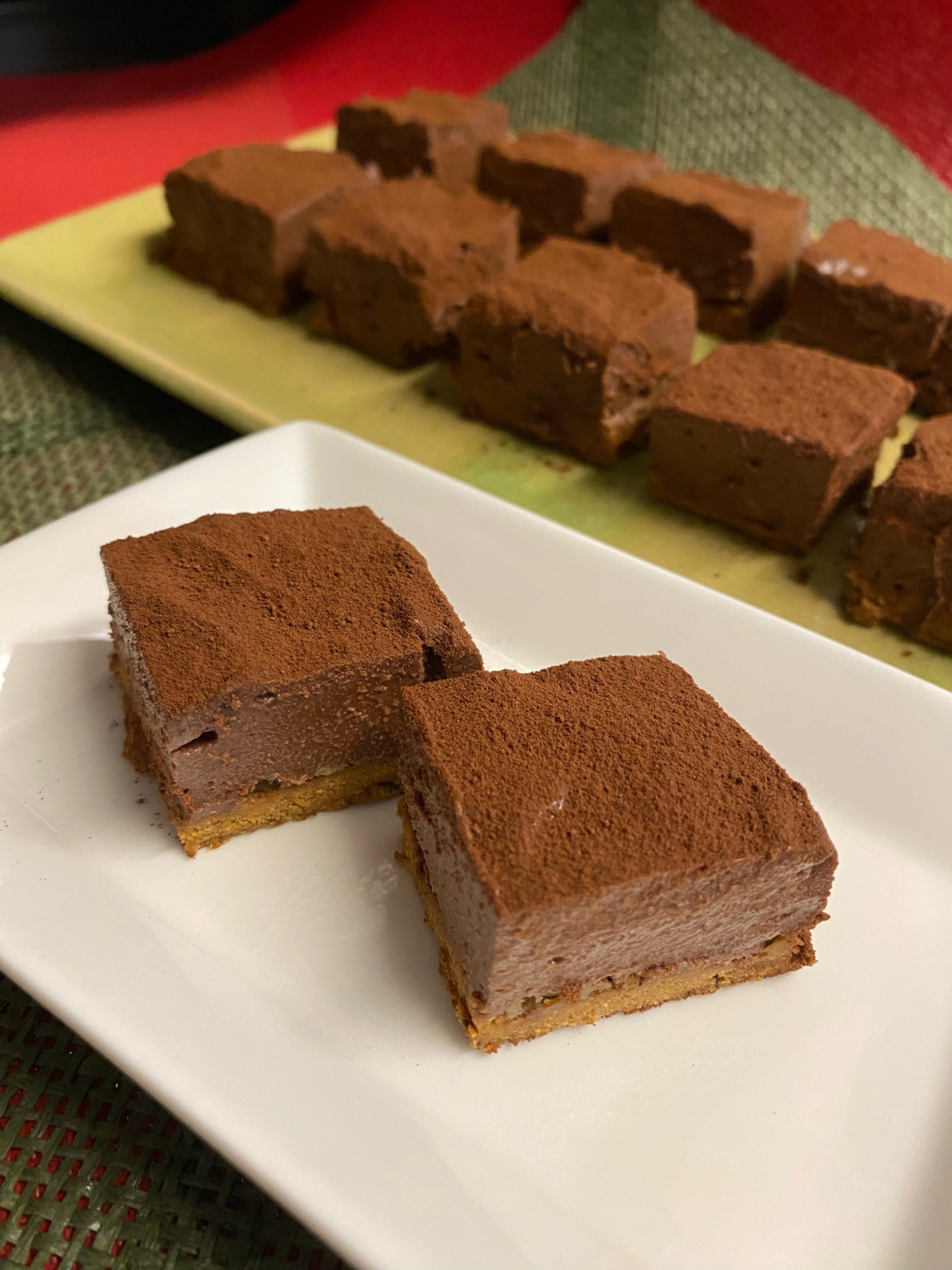 きな粉とバナナで❣️豆腐入り簡単生チョコタルト