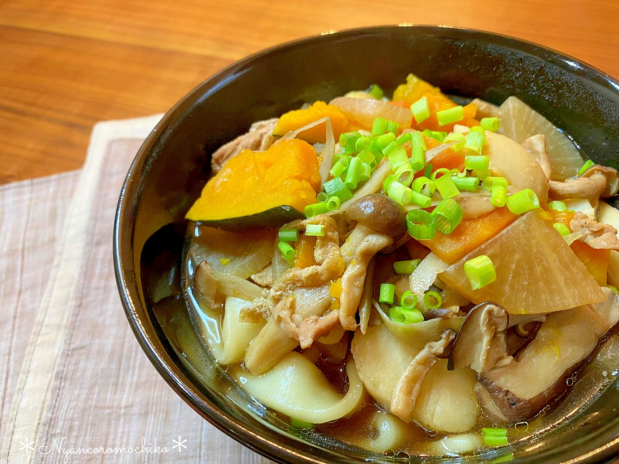 うんめぇ♡上州おっきりこみうどん（煮ぼうとう）