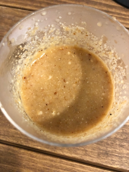 バンバンジーサラダにかけて頂きました♪
美味しかったです！