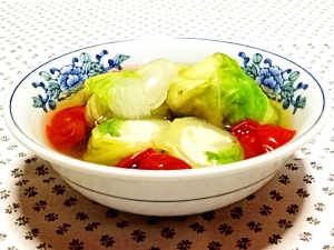 ダイエットにも!グリーンボールで和風ロールキャベツ