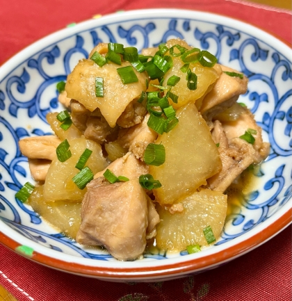 鶏肉と大根の照り煮