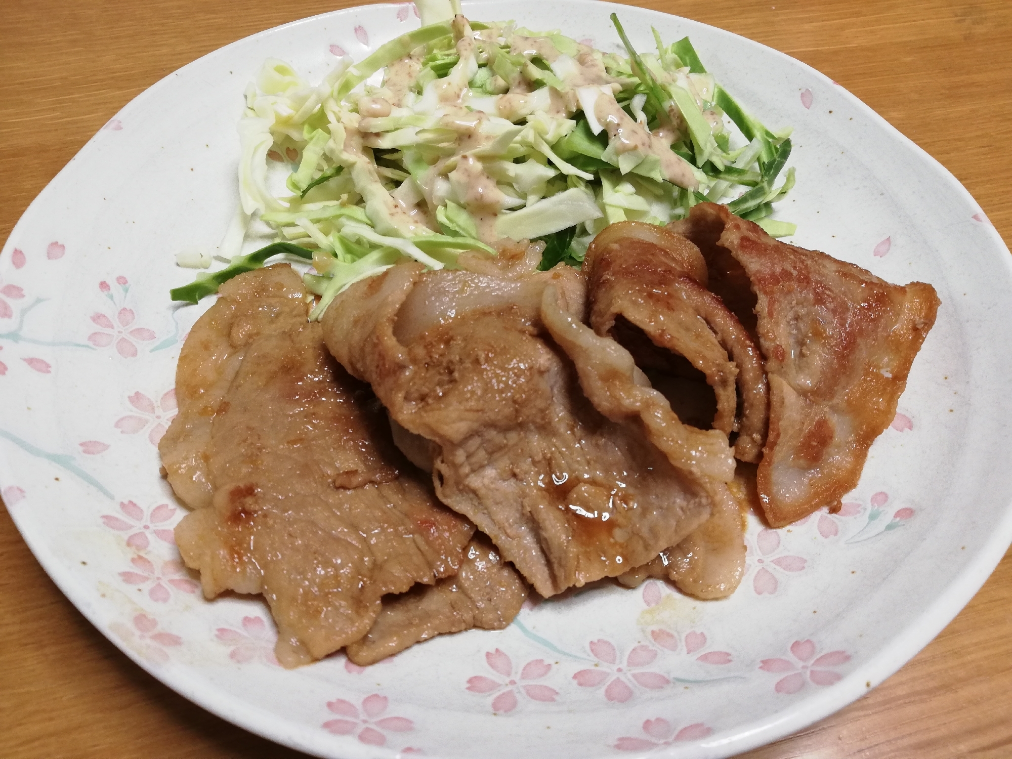 豚肉のにんにく生姜焼き