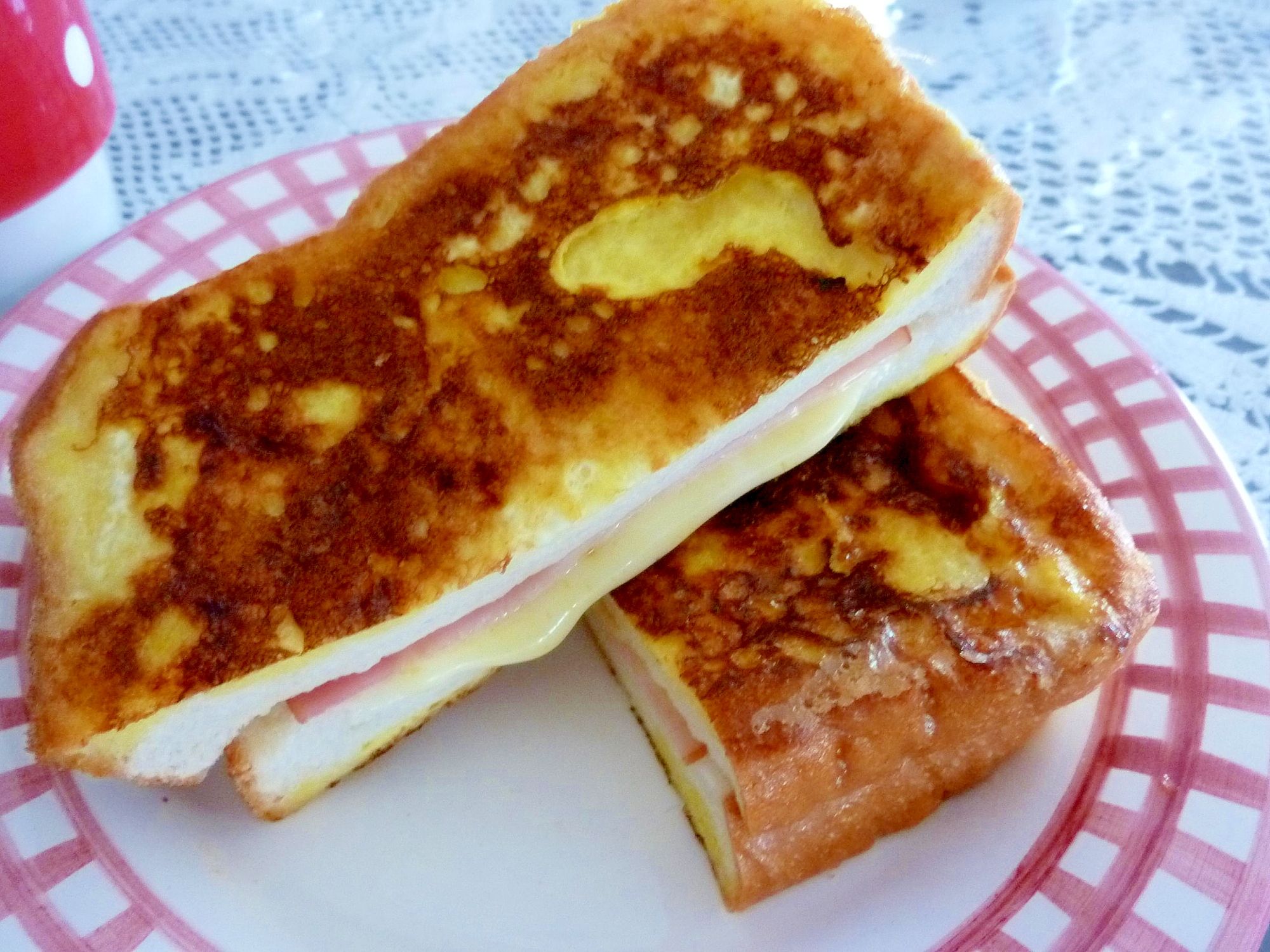 ☆フレンチトースト風♪ クロックムッシュ☆