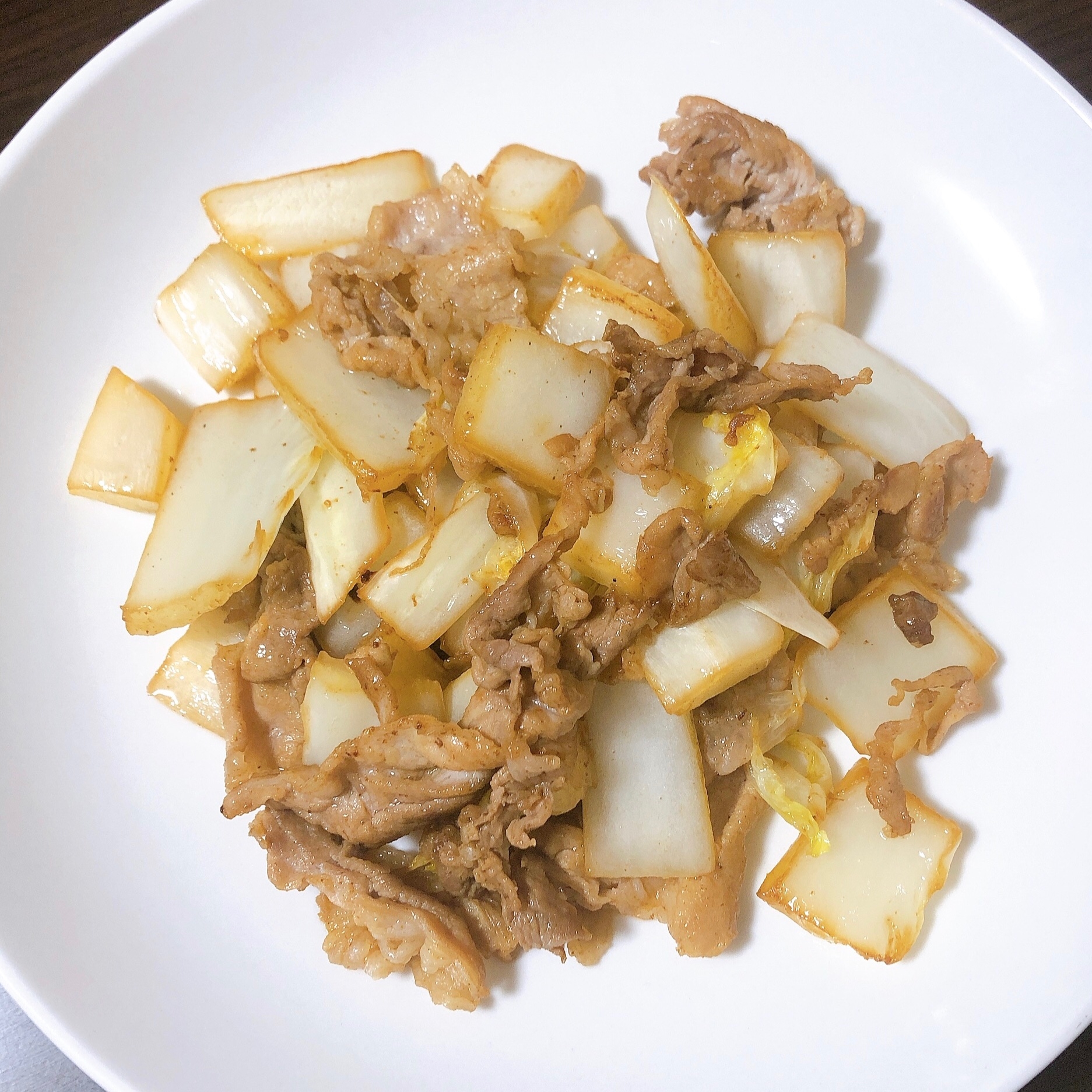 豚肉と白菜の炒め物 レシピ 作り方 By Aki 22 楽天レシピ