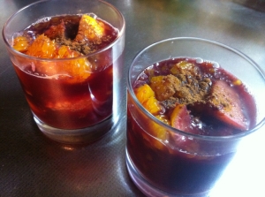 Hot sangria!!