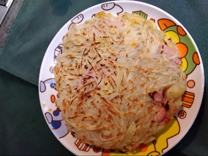 ポテトでシャキシャキ☆ガレット風パンケーキ