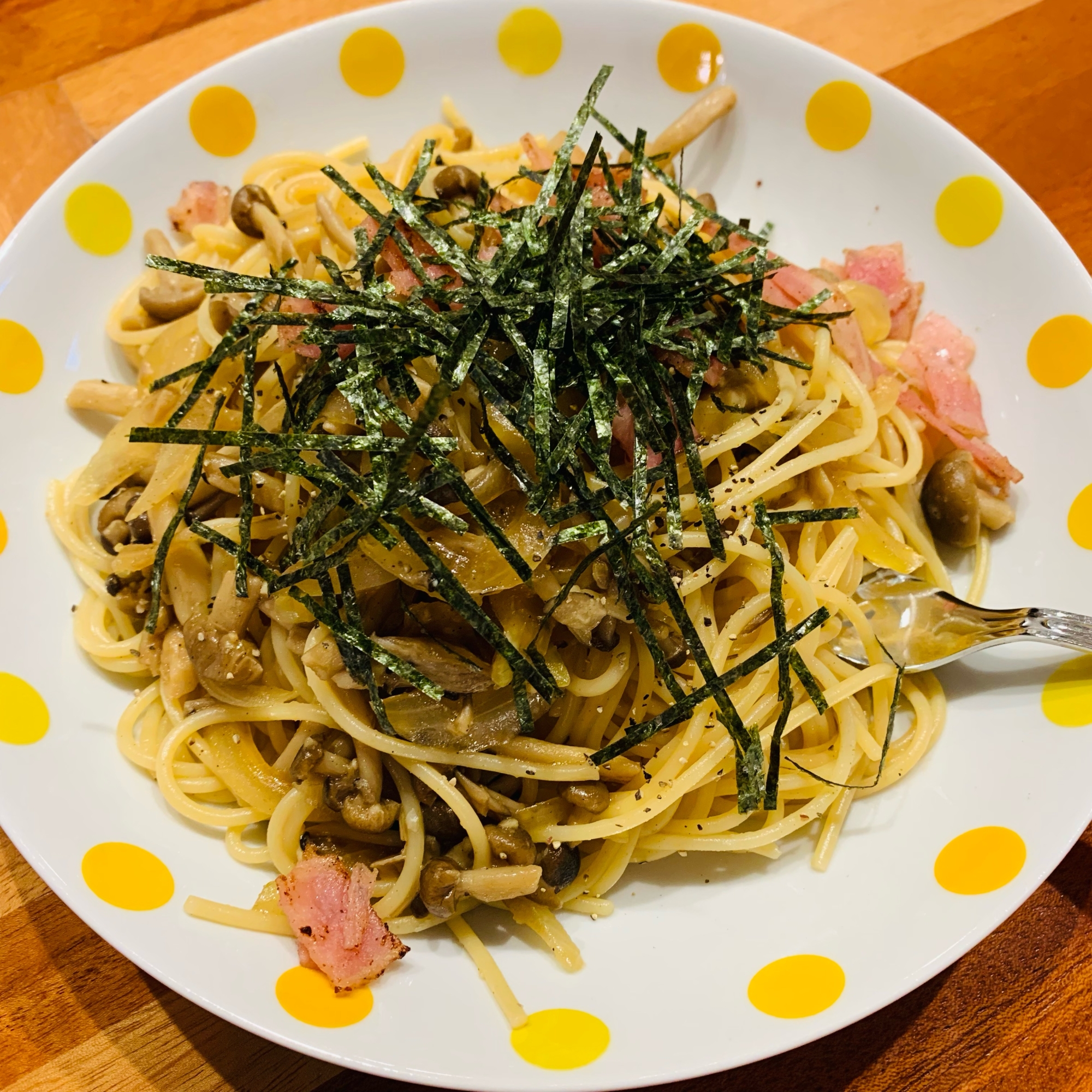 きのこの和風パスタ