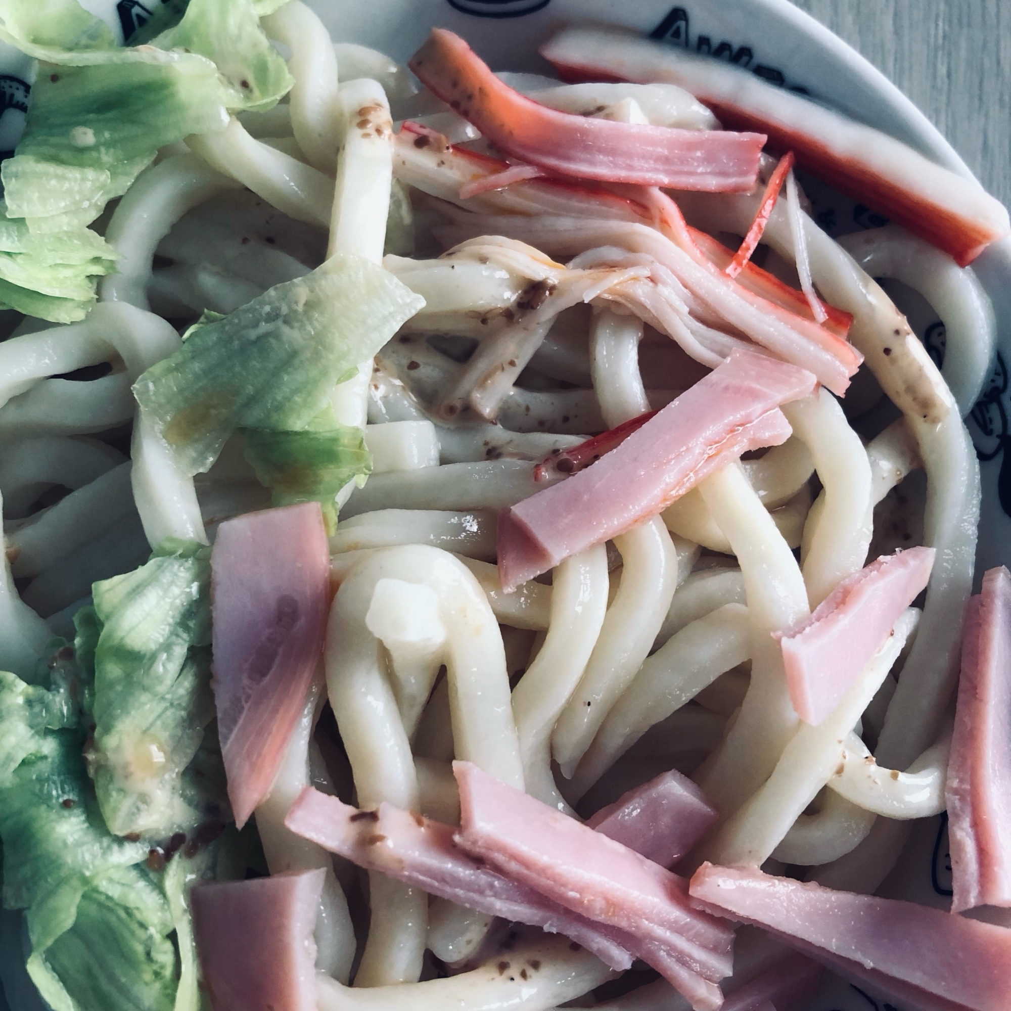 サラダうどん！