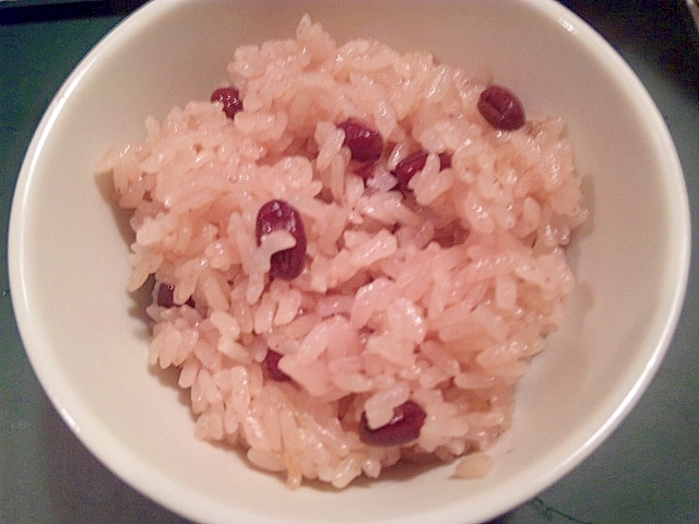 超簡単 圧力鍋で冷めても美味しい無洗もち米の赤飯 レシピ 作り方 By Seika A 楽天レシピ