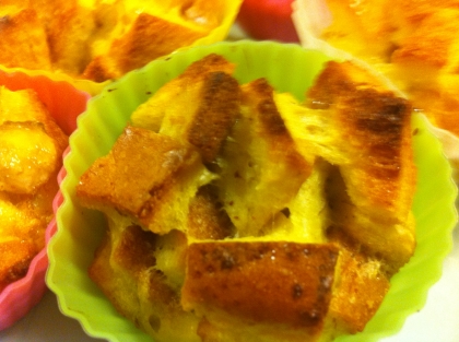 パン耳で美味しいデザートの出来上がりですね♪