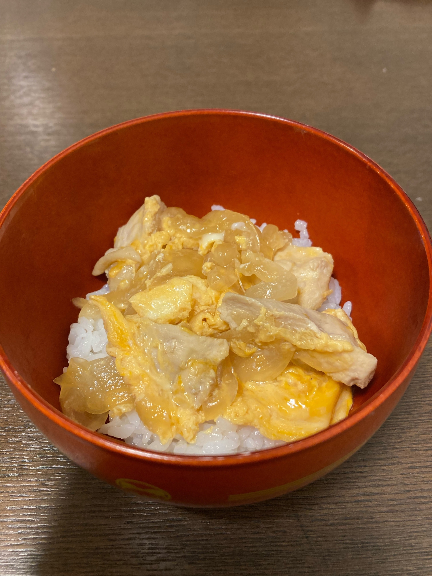 お肉柔らか。親子丼