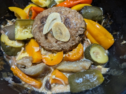 にんじんとピーマン入り豚丼