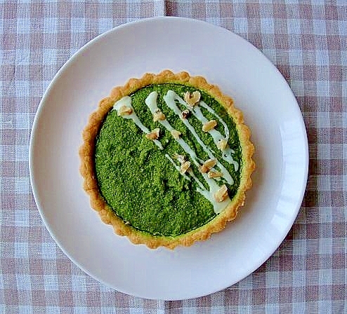 ホワイトチョコと抹茶のタルト レシピ 作り方 By はらのむし 楽天レシピ ホワイトチョコと抹茶のタルト レシピ 作り方 By はらのむし 楽天レシピ