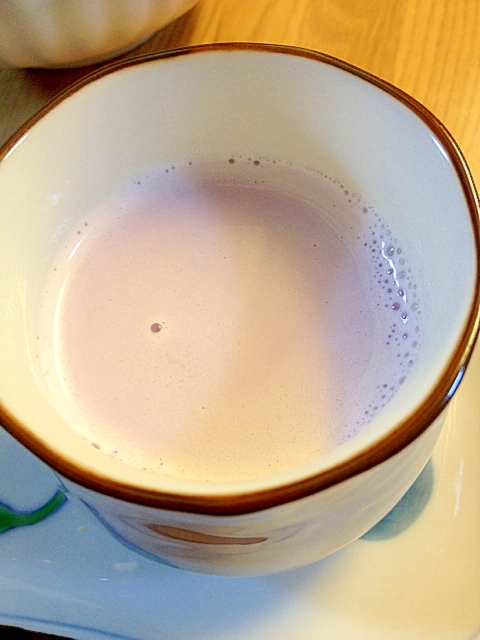 紫芋ミルク♡コラーゲン入り❤＾＾❤