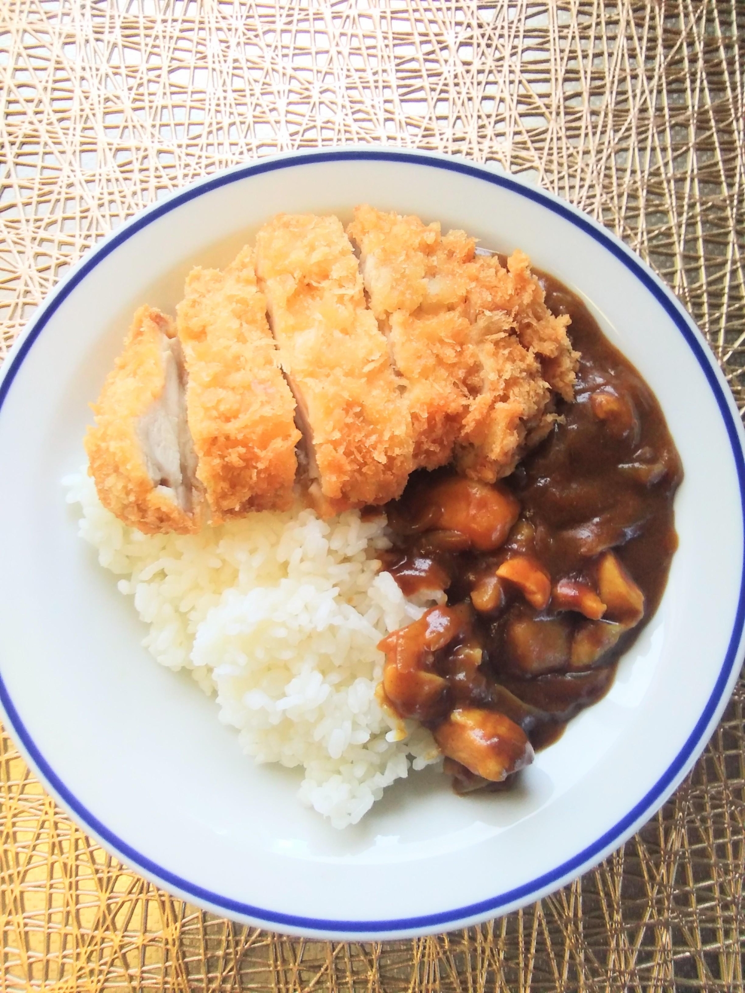 ダブルチキン☆チキンカツチキンカレー