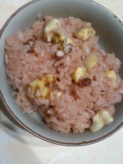 栗入り赤飯